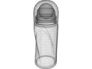 Roll-on Deodorant 3D Model preview