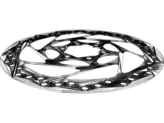 Brake Rotor Magura 3D Model preview