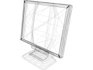 Acer LCD Monitor 3D Model preview