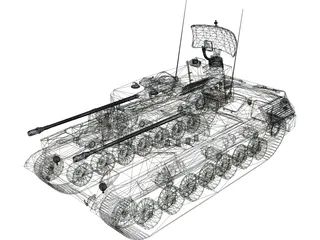 Gepard AA System 3D Model preview