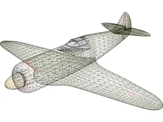 Lavochkin La-5 3D Model preview