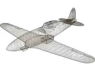 Macchi C.202 Folgore 3D Model preview