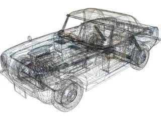 Honda s800 3D Model preview