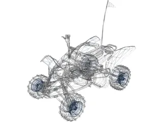 Yamaha Quad 3D Model preview