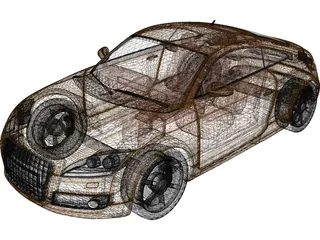 Audi TT 3D Model preview