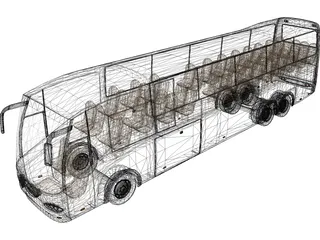 Bus 3D Model preview