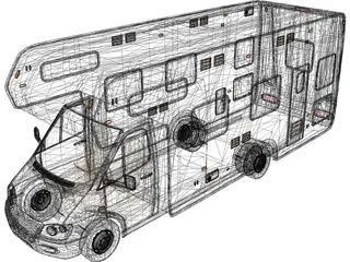 Camper 3D Model preview