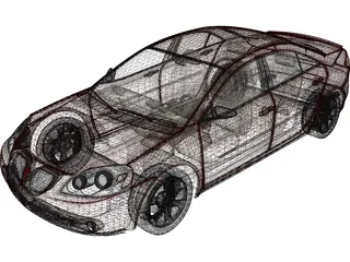 Pontiac G6 3D Model preview