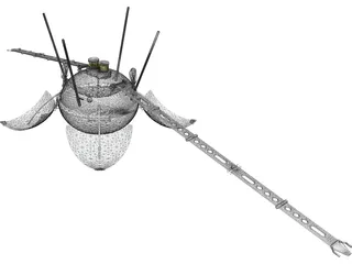 Luna 13 Moon Probe 3D Model preview