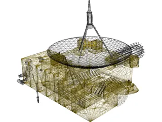 Ulysses ESA Sun Probe 3D Model preview