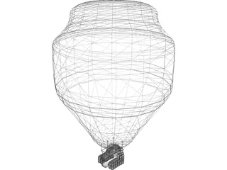 High Altitude Balloon 3D Model preview