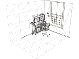 Room Interior 3D Model preview