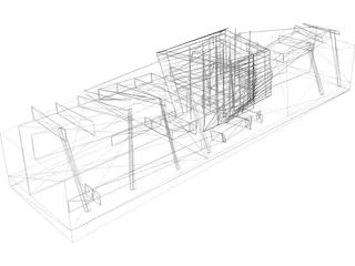Organic Building Design 3D Model preview