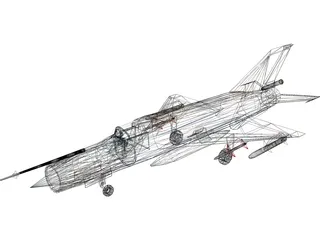 MiG-21 LanceR C 3D Model preview