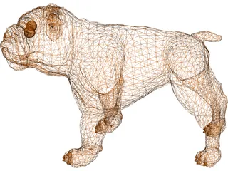 Bulldog 3D Model preview