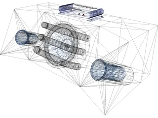 Kenwood Subwoofer 3D Model preview