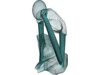 Abstract Moods Sculpture 3D Model preview