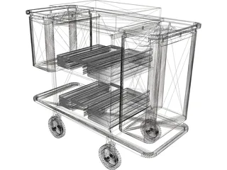 Maid Car 3D Model preview