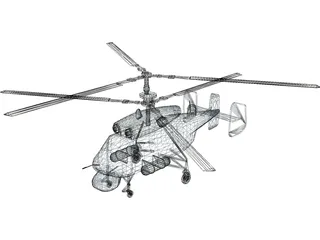 Kamov Ka-25 Hormone 3D Model preview