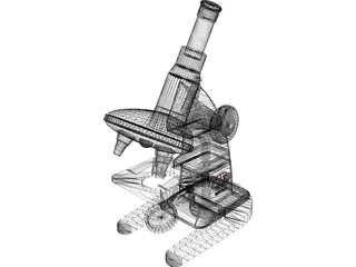 Microscope 3D Model preview