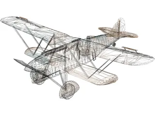 Fiat CR.32 3D Model preview