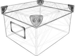 Box 3D Model preview