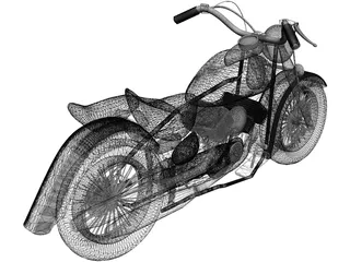 Yamaha Dragstar (2007) 3D Model preview