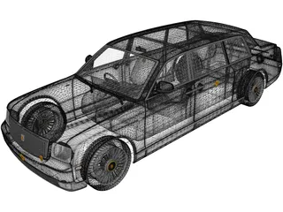 Toyota Century Royal (2006) 3D Model preview