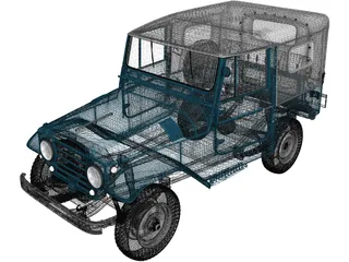 Toyota Land Cruiser [J20] (1958) 3D Model preview