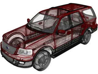 Ford Expedition (2003) 3D Model preview