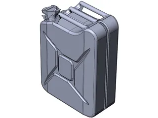 Jerry Can 20 Litres 3D Model preview