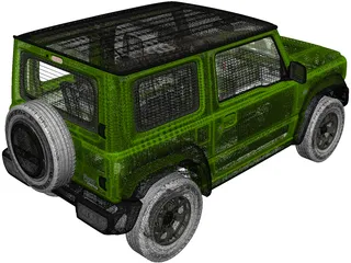 Suzuki Jimny (2019) 3D Model preview