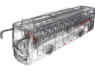 Mercedes-Benz Travego 3D Model preview