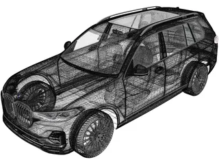 BMW X7 [G07] (2019) 3D Model preview