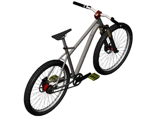 Mountain Bike 3D Model preview