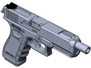 Glock 17C 3D Model preview
