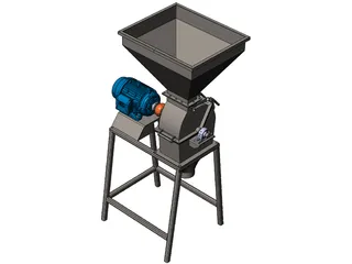 Grain Crusher 3D Model preview