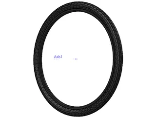 Bicycle Tire 50-622 3D Model preview