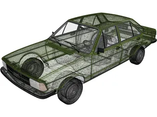 Audi 80 [B1] (1976) 3D Model preview