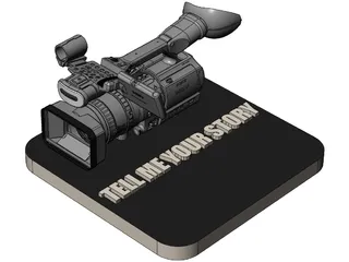 Sony Video Camera 3D Model preview