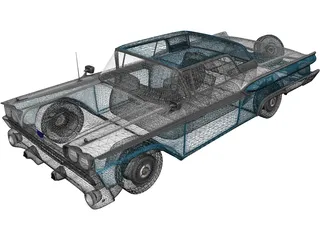 Ford Galaxie 500 (1958) 3D Model preview