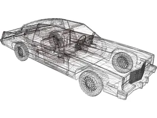 Cadillac Eldorado (1983) 3D Model preview