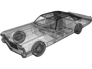 Chrysler Imperial (1971) 3D Model preview