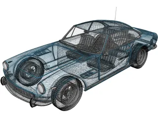 Ferrari 330 GT (1965) 3D Model preview