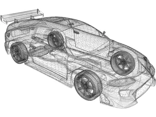 Mitsubishi Eclipse (1995) 3D Model preview