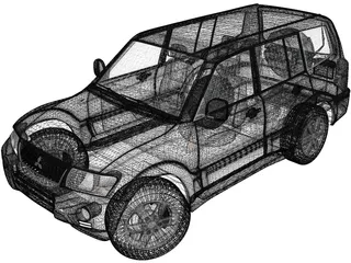 Mitsubishi Pajero 5-Doors (2005) 3D Model preview