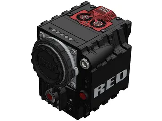 Red Epic Dragon 6K Camera 3D Model preview