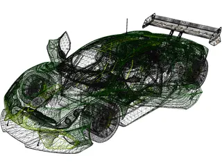 Brabham BT62 (2019) 3D Model preview