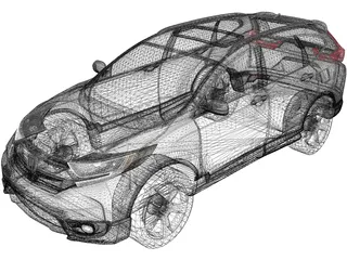 Honda CR-V (2019) 3D Model preview