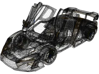 McLaren Senna (2019) 3D Model preview